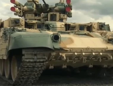 Το «φονικό» BMPT-72 Terminator-2 της ρωσικής βιομηχανίας (βίντεο)
